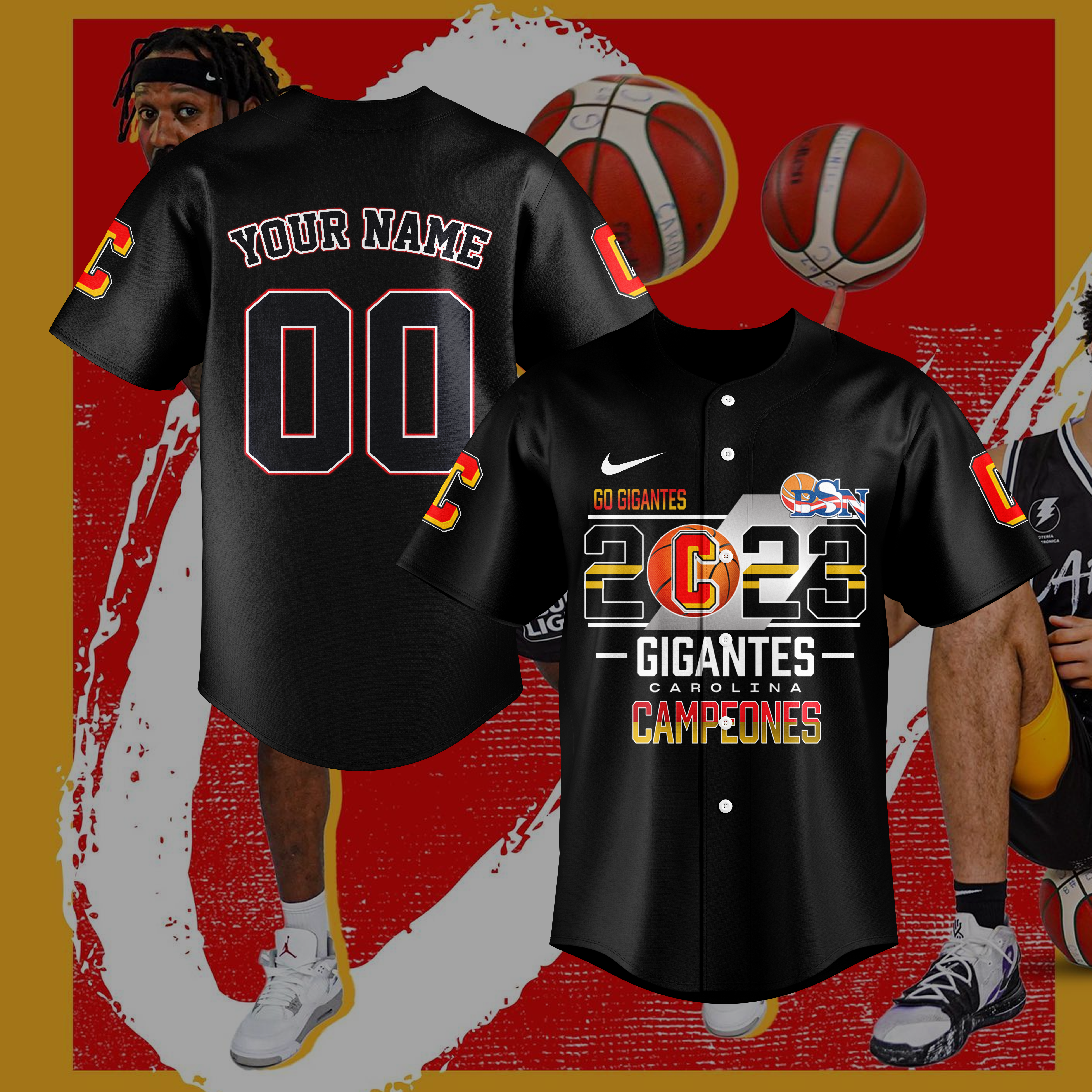 Gigantes de Carolina BSN Baseball Jersey - BTF Store