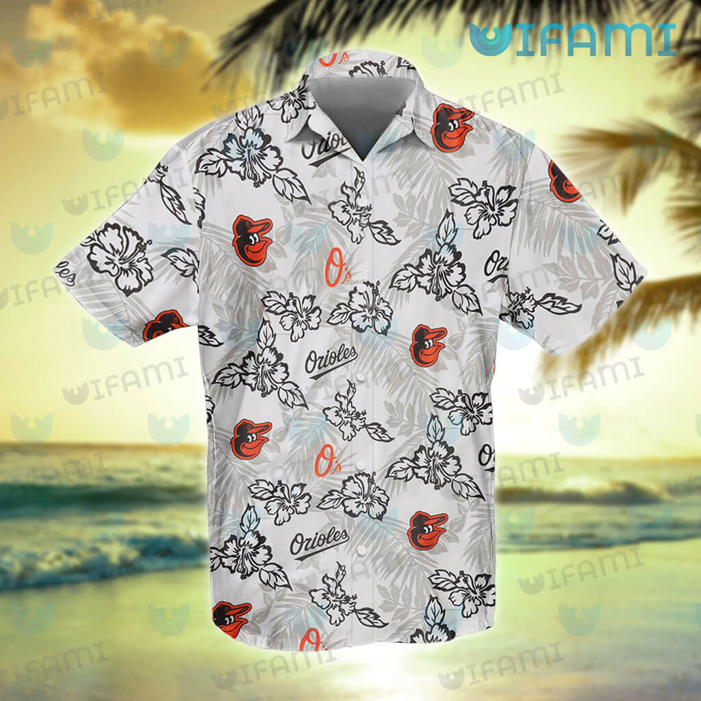 Baltimore Orioles Hawaiian Shirt Personalized Name & Number Beach Shirt  Gift