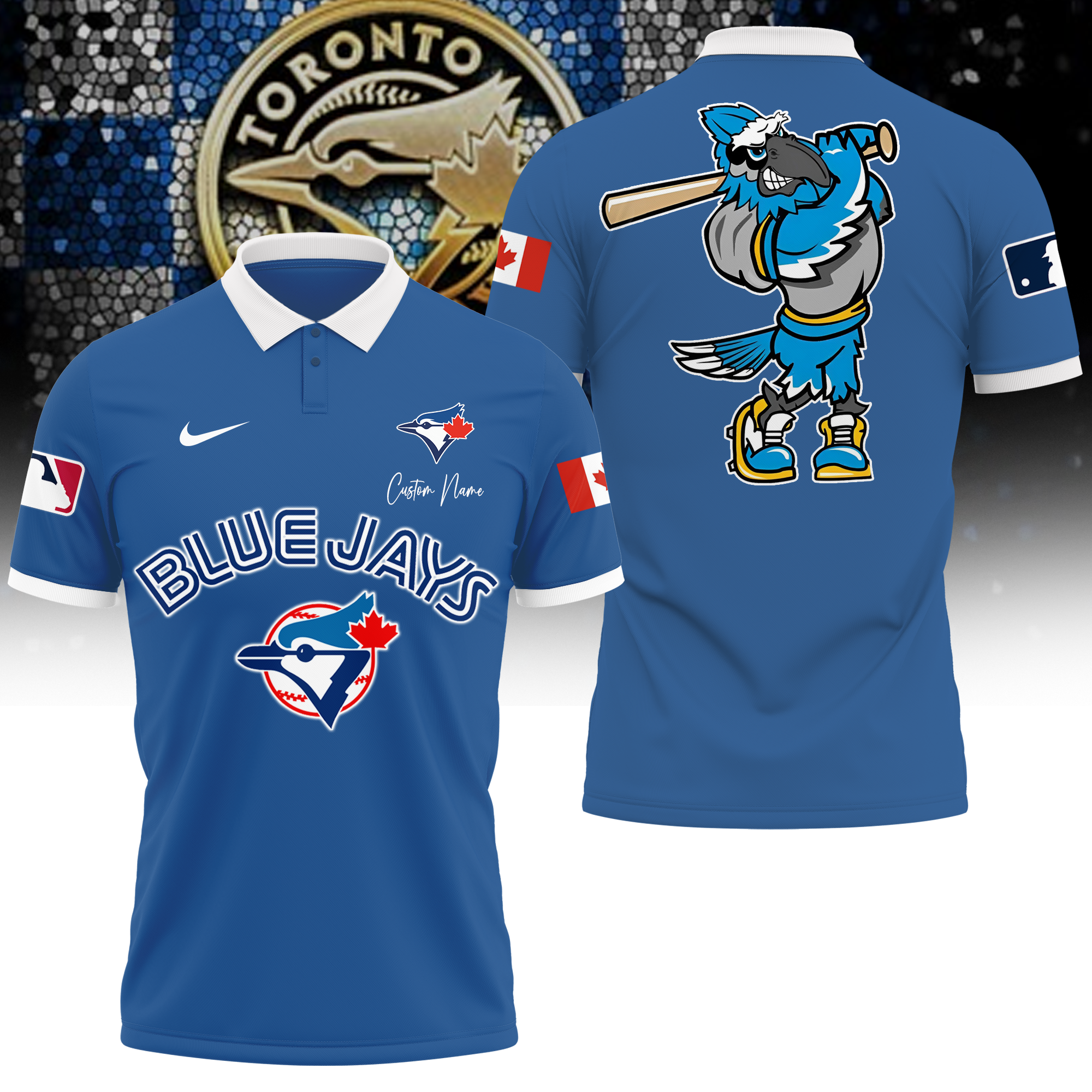 Toronto Blue Jays Navy Jersey 2023 Custom Name - Freedomdesign