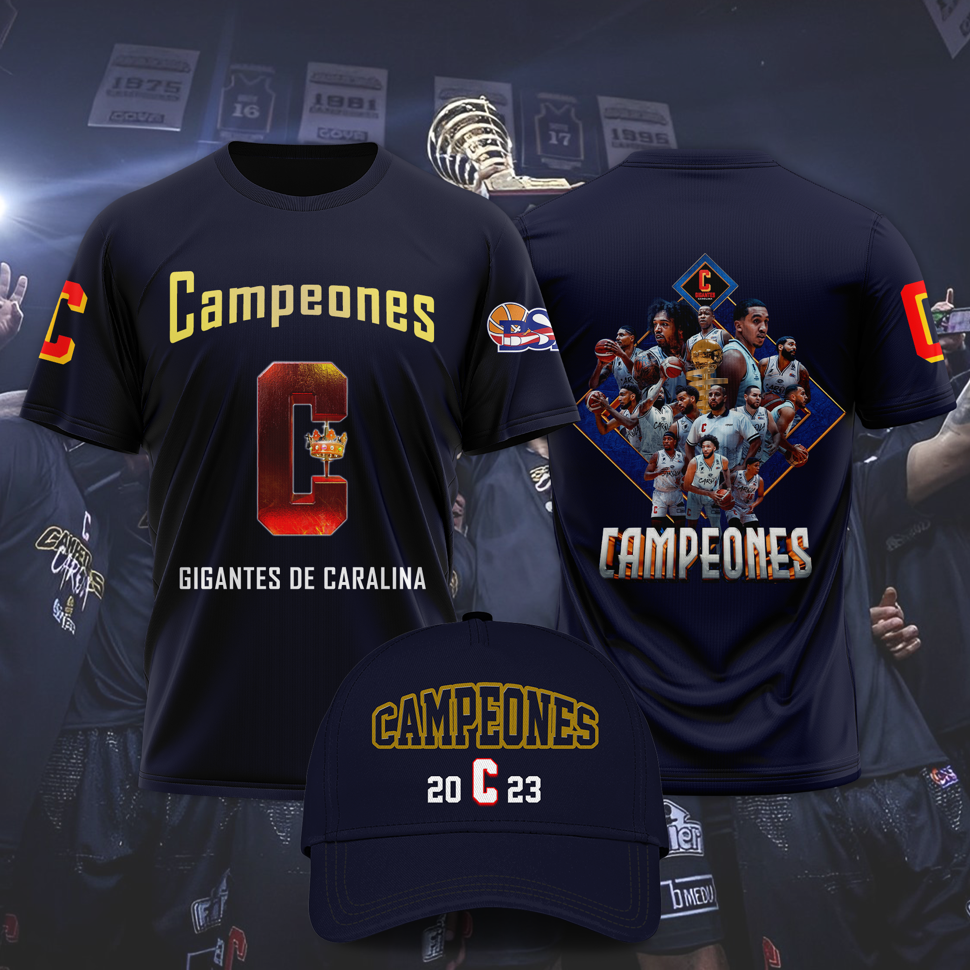 Campeones Gigantes de Carolina BSN Polo Shirt - BTF Store