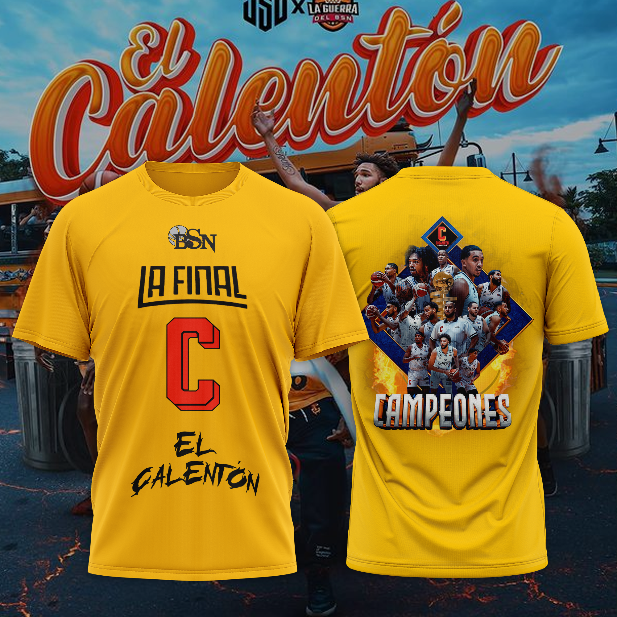 _Campeones Gigantes de Carolina BSN Polo,T-shirt - BTF Store