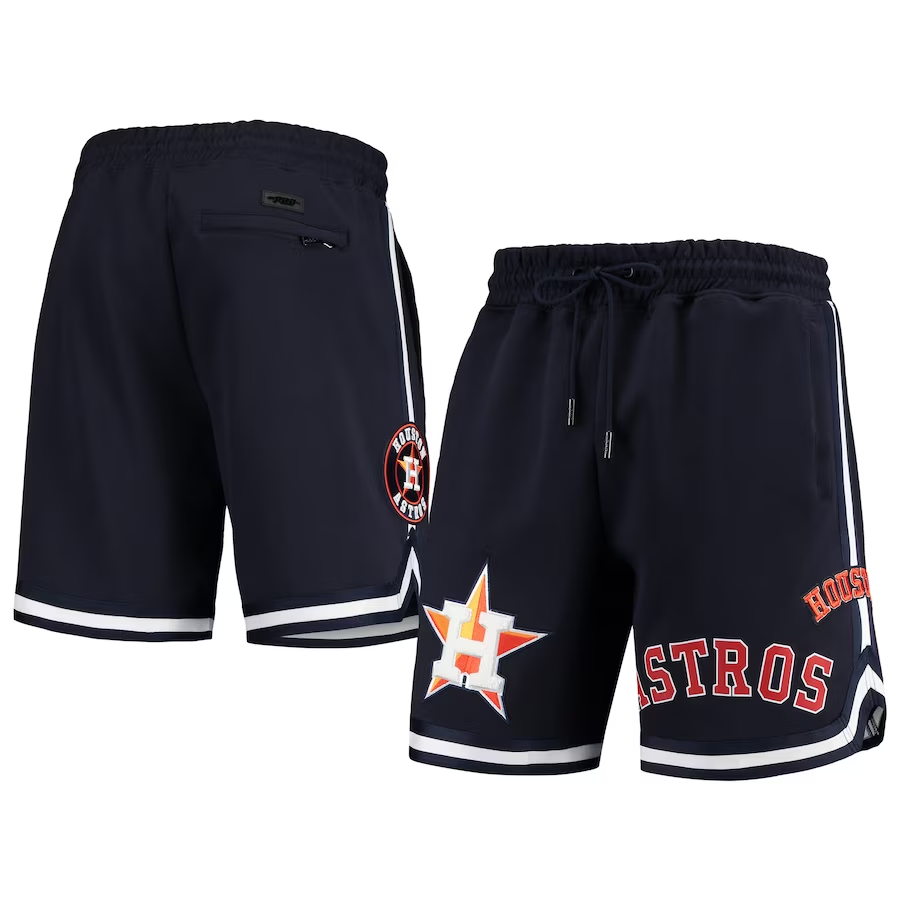 Men's Houston Astros Pro Standard Navy Team Shorts - BTF Store