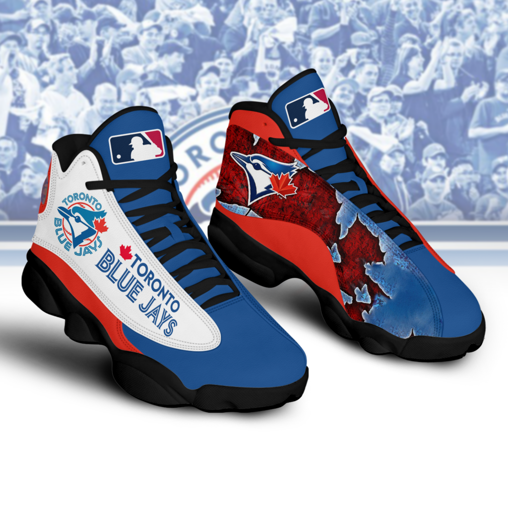 MLB Toronto Blue Jays Air Jodan1 Shoes - BTF Store