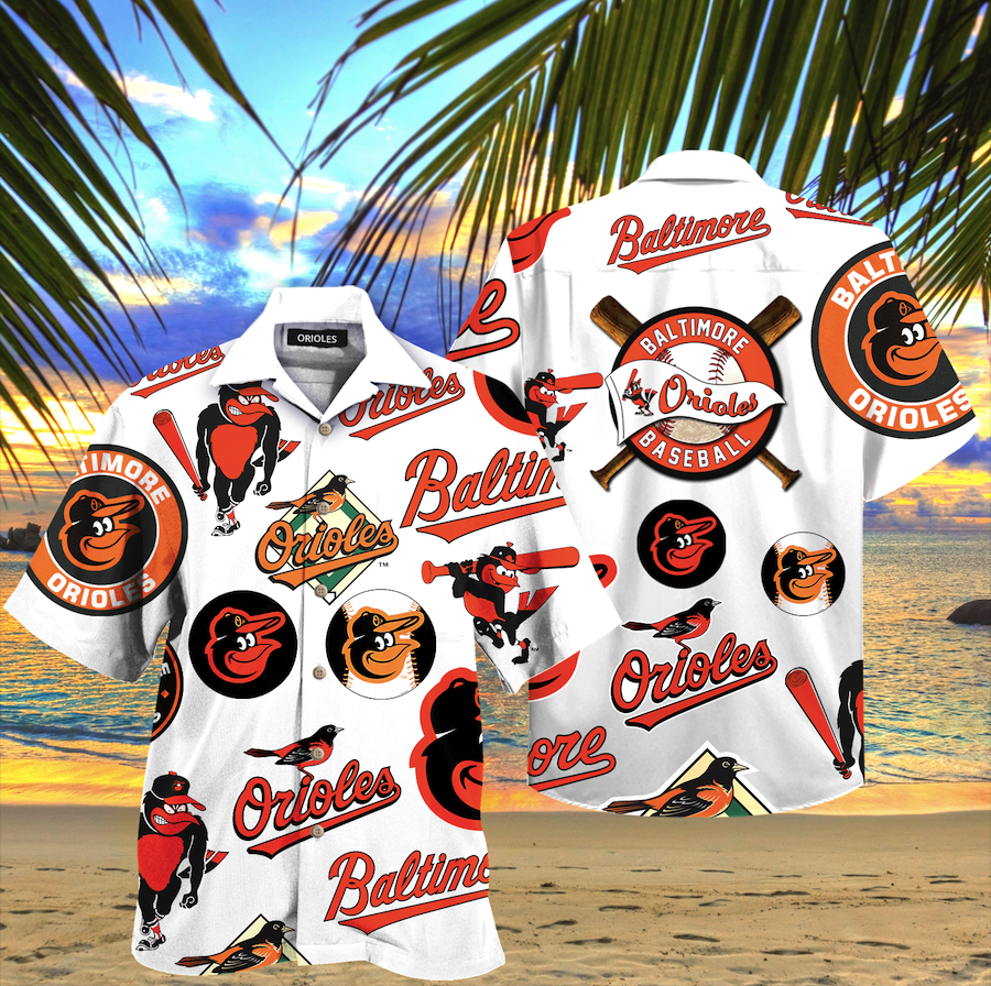 Baltimore Orioles Baseball Hawaiian Shirt - Orioles Hawaiian Shirt