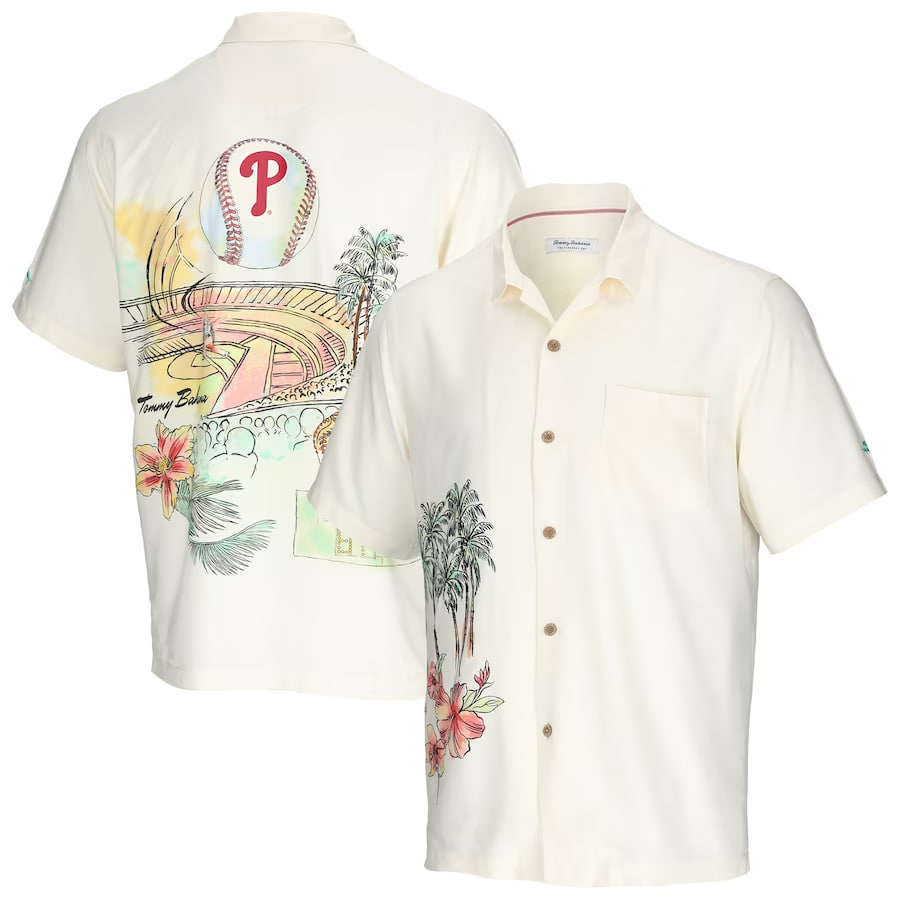 Philadelphia Phillies Button-Up Hawaiian Shirt For Men And Women