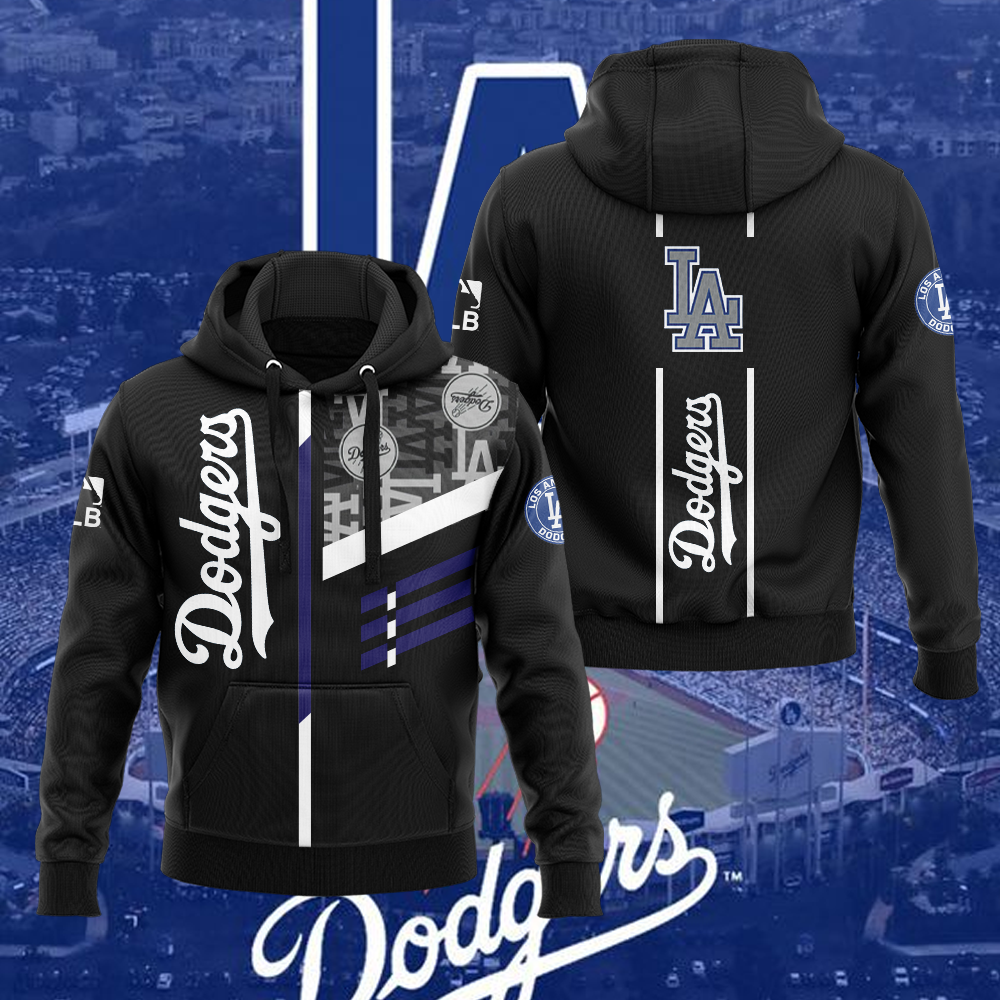 Los Angeles Dodgers Baseball Pullover And Zippered Hoodies Custom 3D  Graphic Printed 3D Hoodie