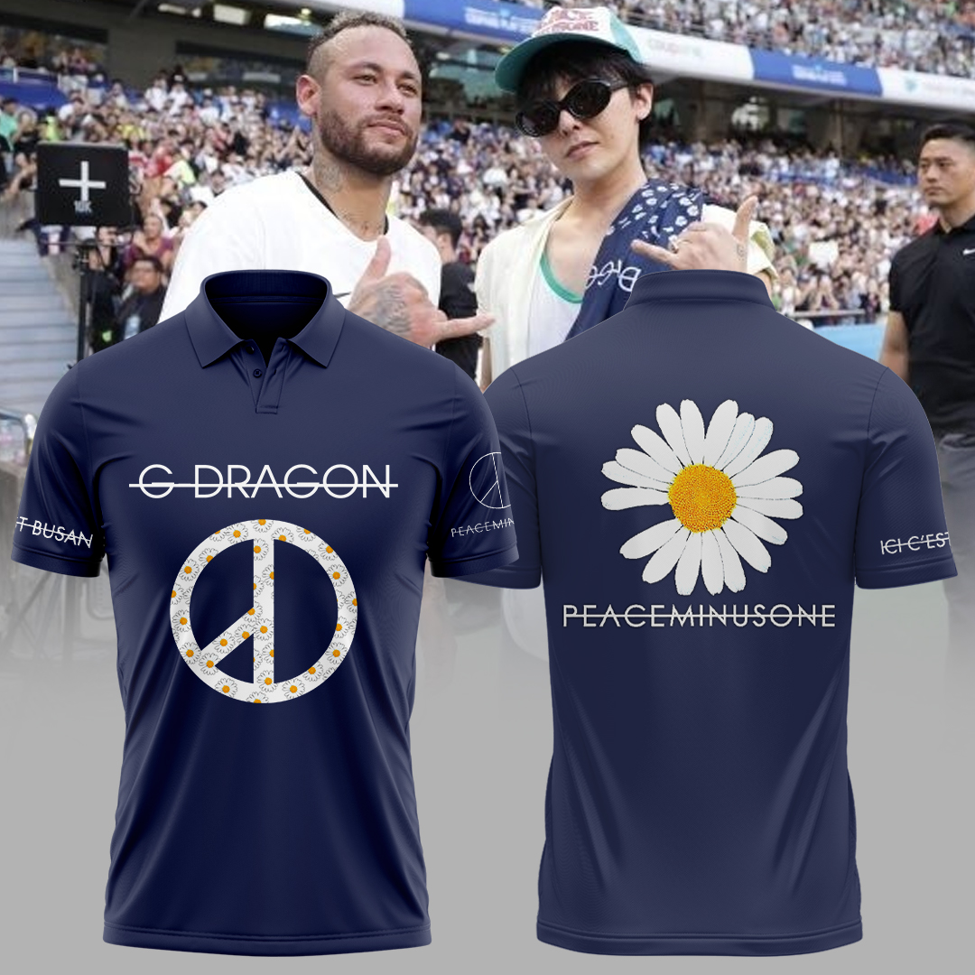 PSG × PEACEMINUSONE G-DRAGON × NEYMAR Polo Shirt + Sitching Cap