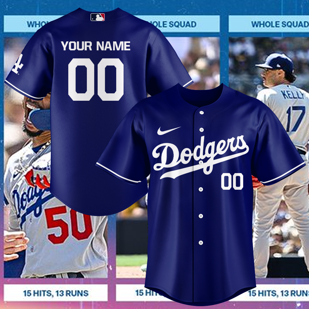 _ _Los Angeles Dodgers Jersey Custom - BTF Store