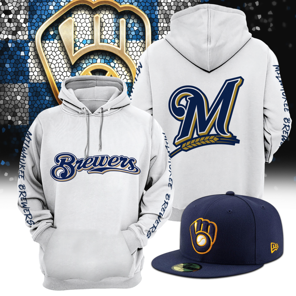 MLB Milwaukee Brewers Custom Jersey + Sitching Cap - BTF Store