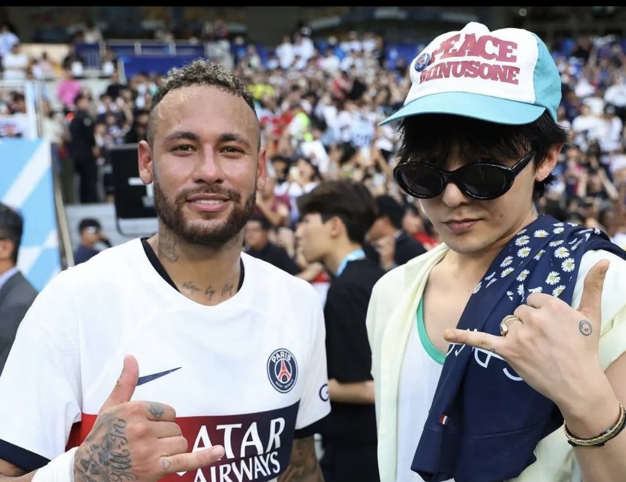 G-Dragon x Neymar, PSG - Peaceminusone Unisex Jersey + Cap - BTF Store