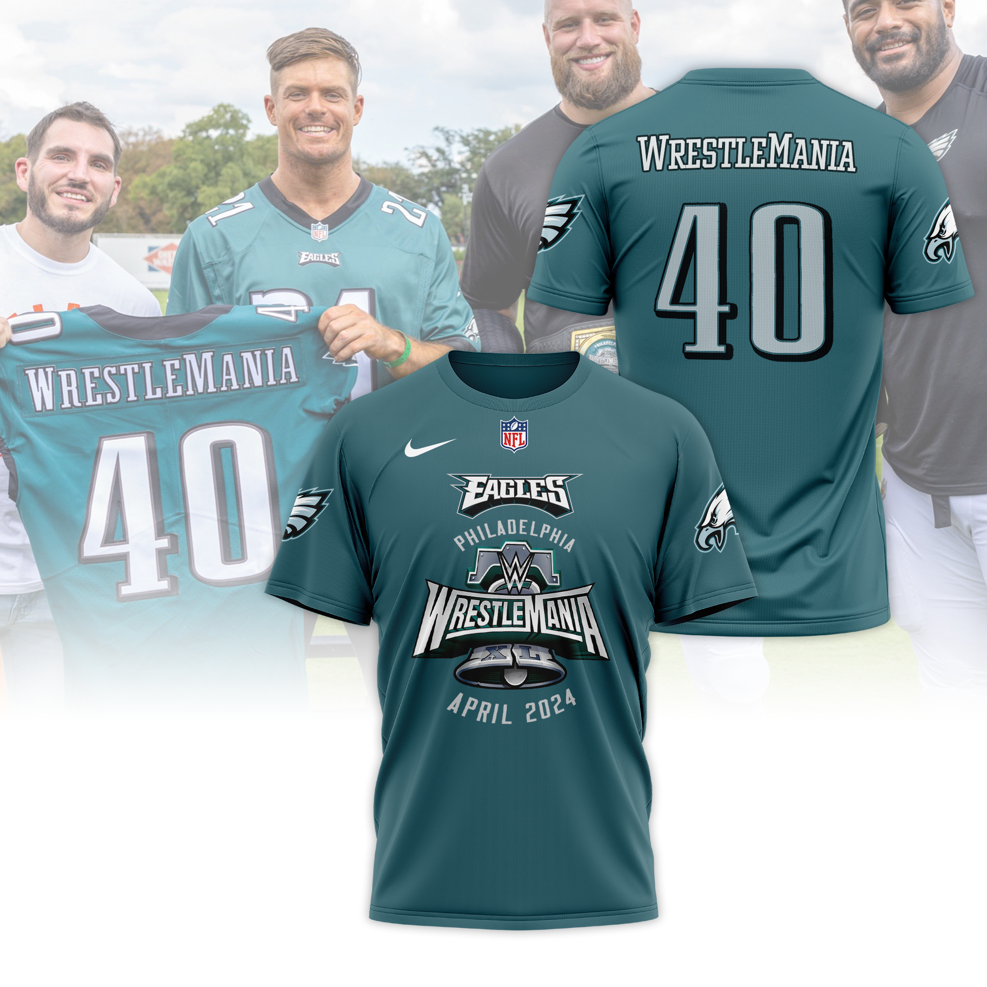 _Philadelphia Eagles Collection Hoodie/Sweatshirt/Tshirt/Polo/Jersey/Hawaii  Shirt - BTF Store