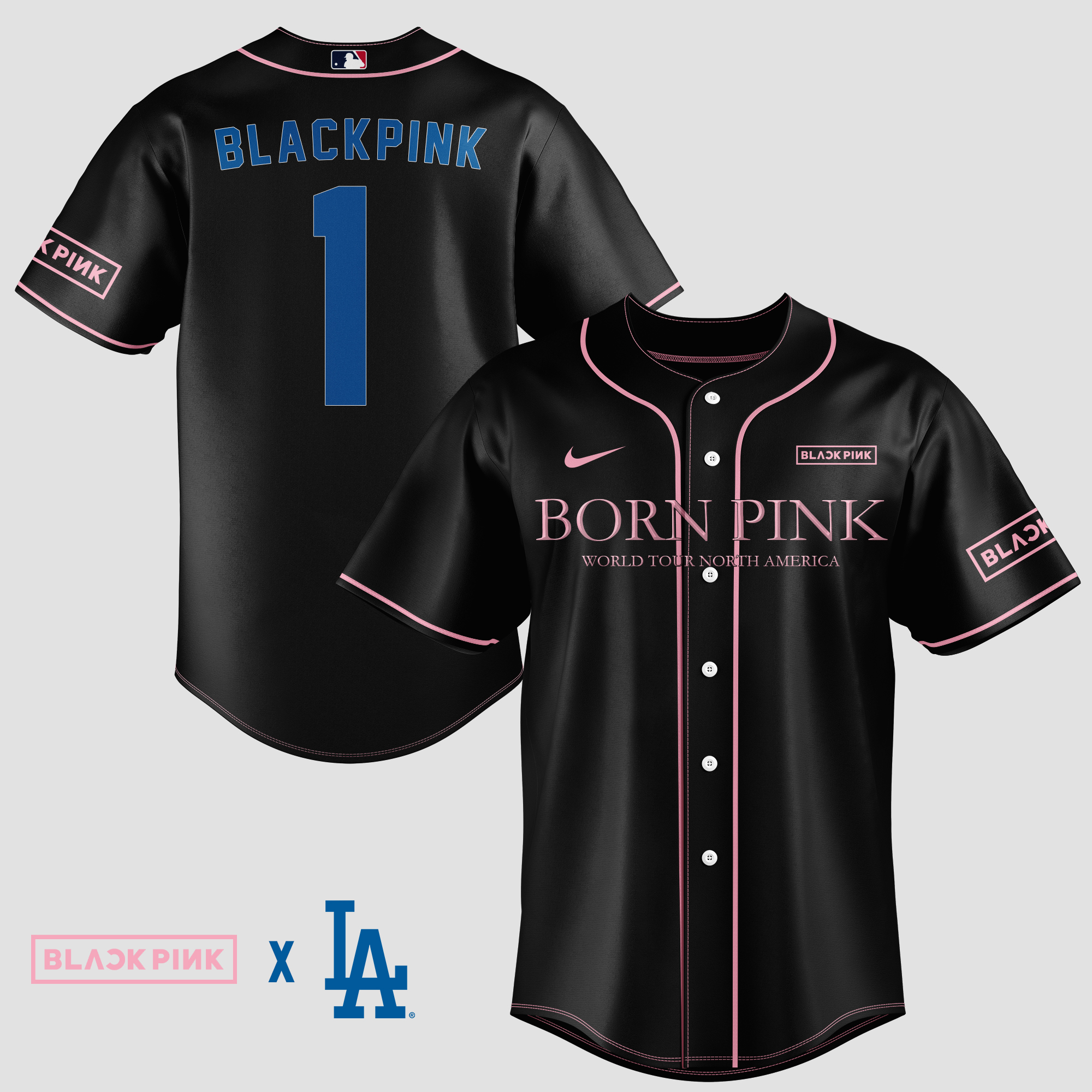 Los Angeles Dodgers BLACKPINK Jersey - BTF Store