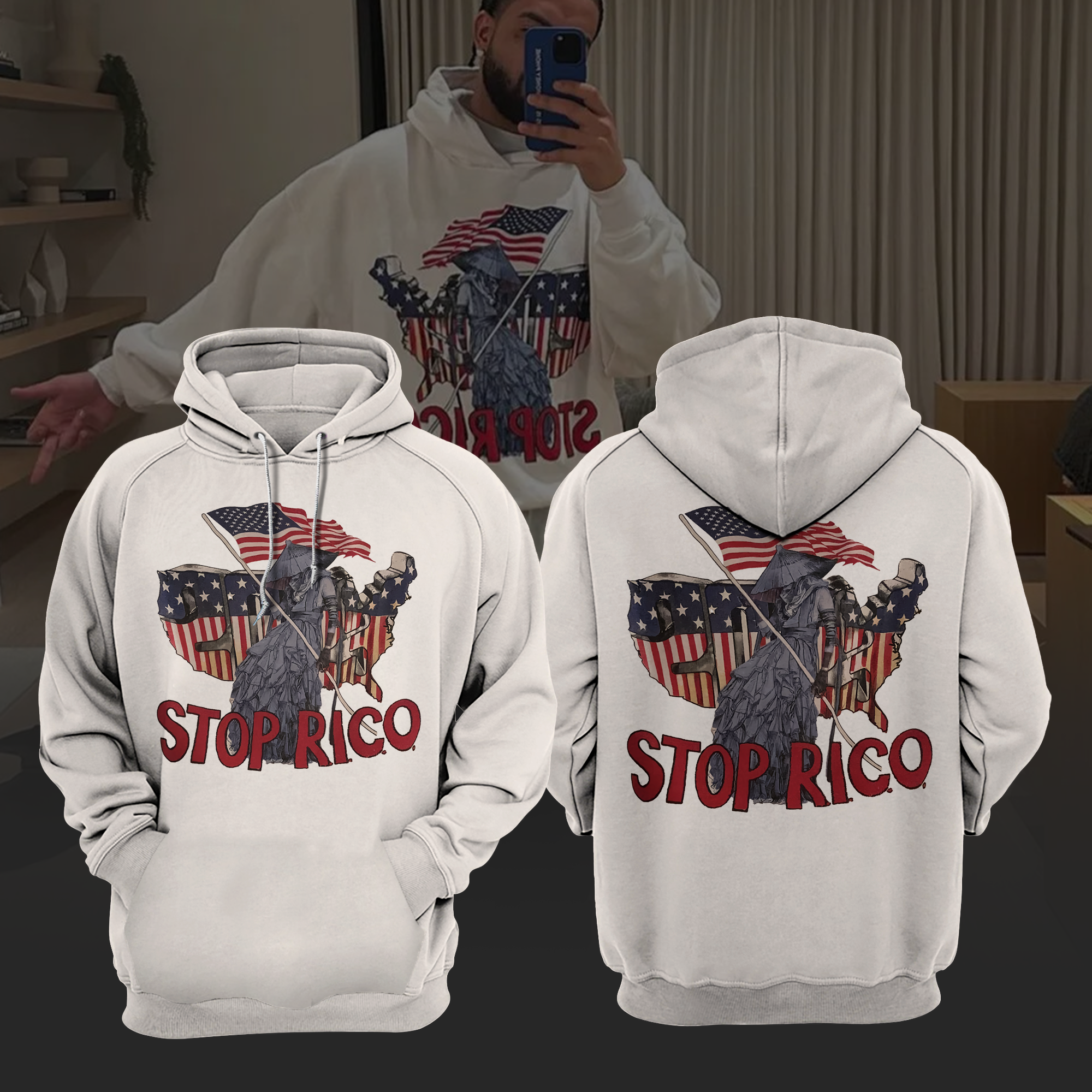 Stop Rico Shirt Combo Tshirt/Sweatshirt/Hoodie/Zip Hoodie/Polo