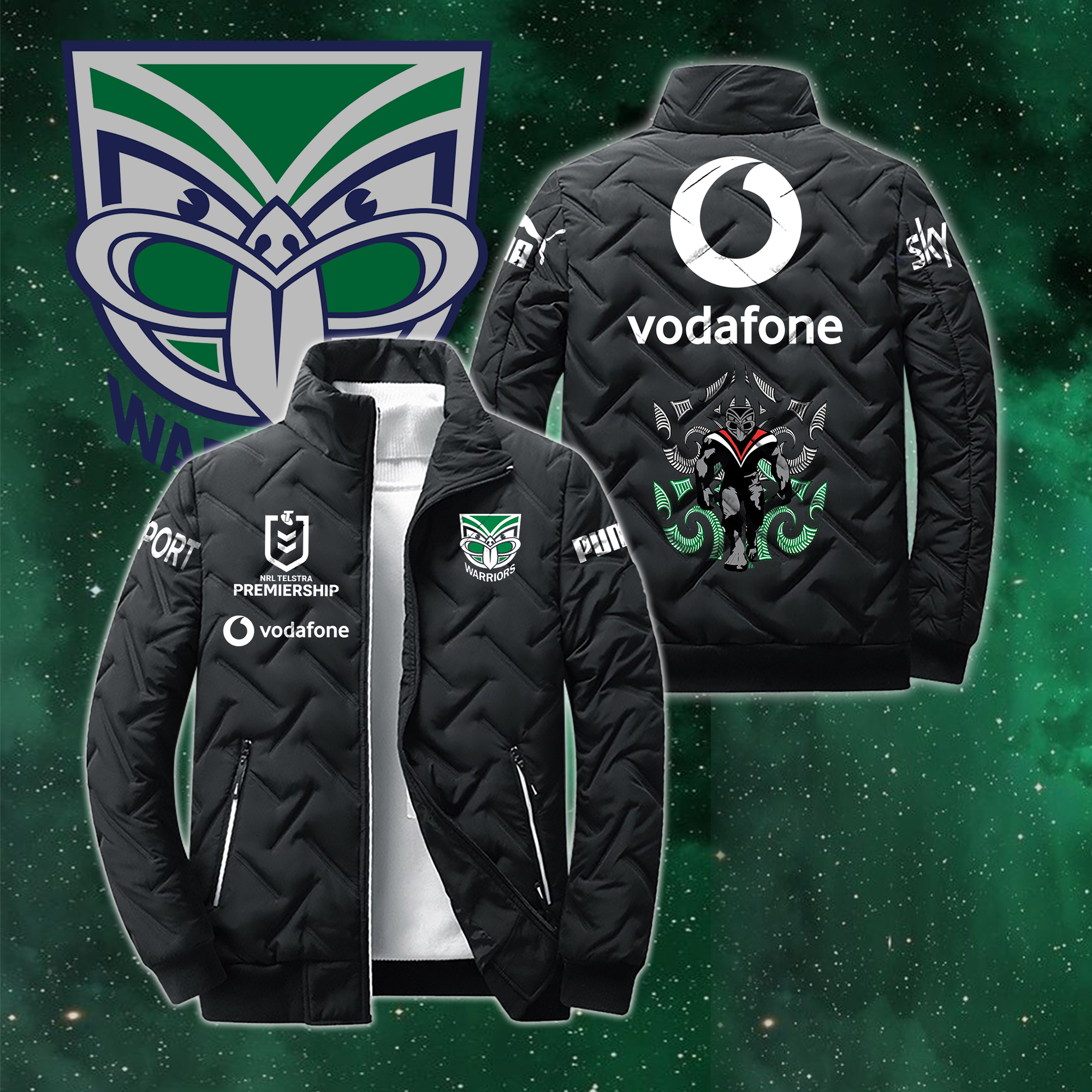_New Zealand Warriors Long Sleeve Jacket - BTF Store