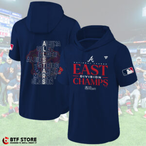 Atlanta Braves 23x Division Champions Hoodie/Sweatshirt/Tshirt