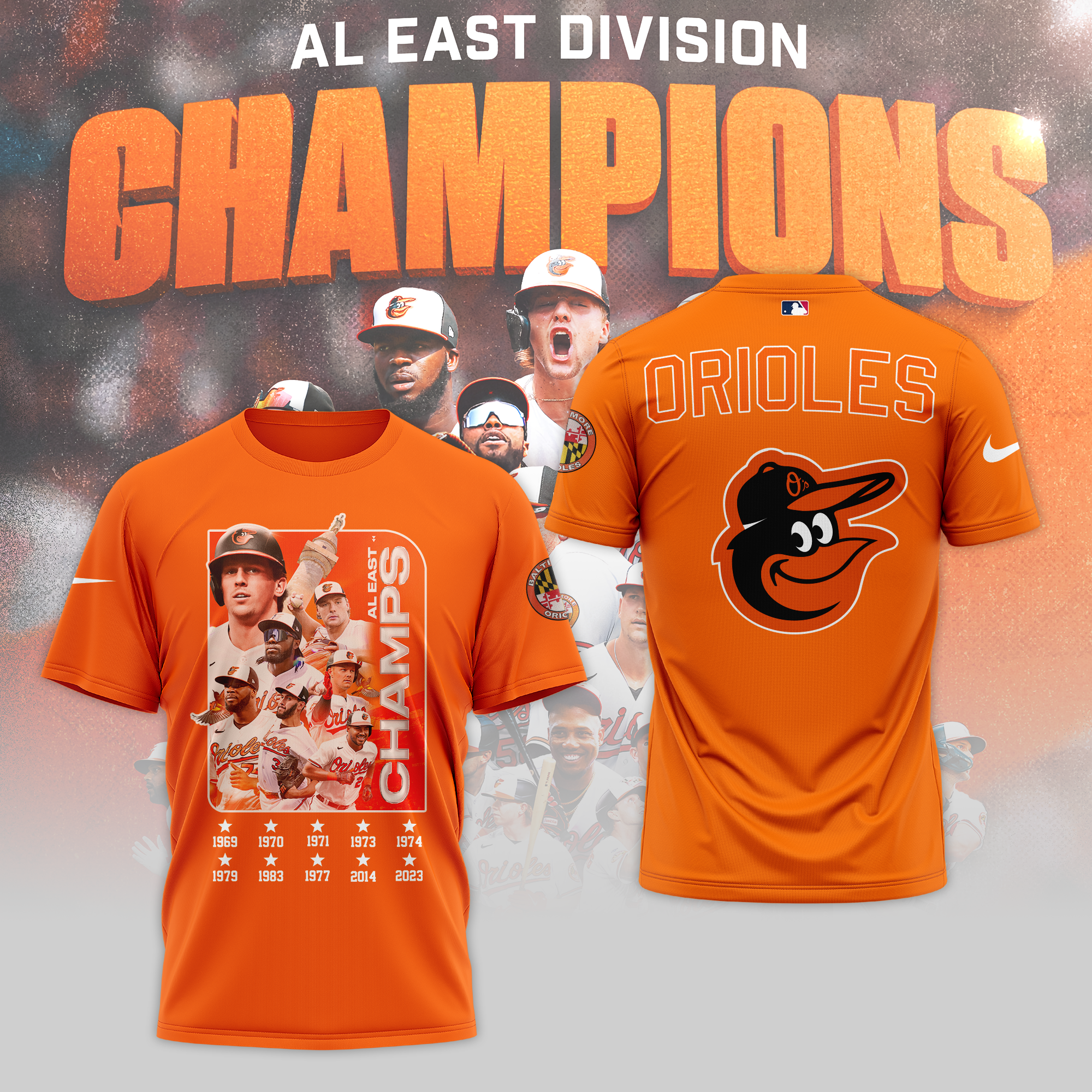 Orioles al east champions T-Shirt + Cap - BTF Store