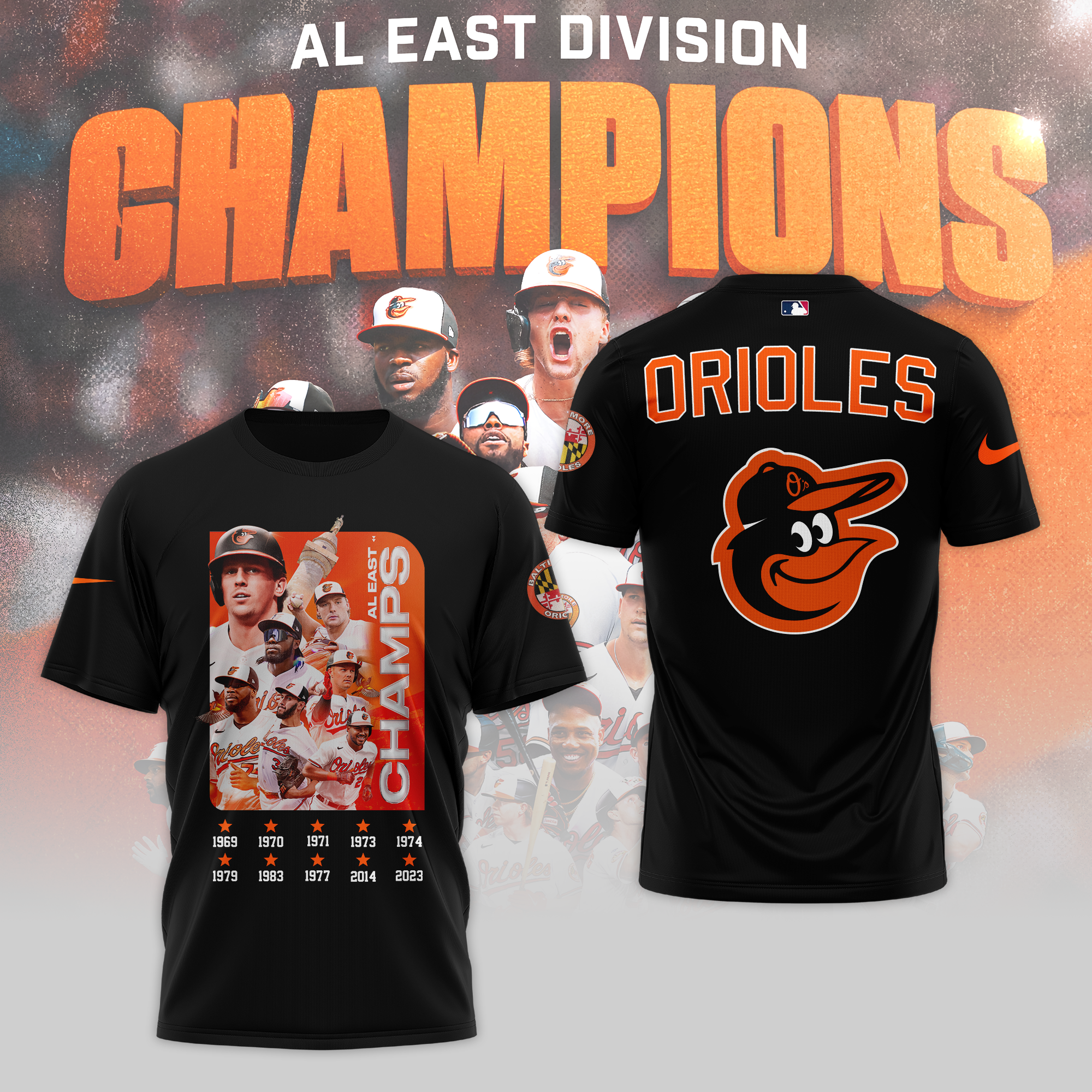 Orioles Al East Champions Shirt Official Baltimore Orioles 1969