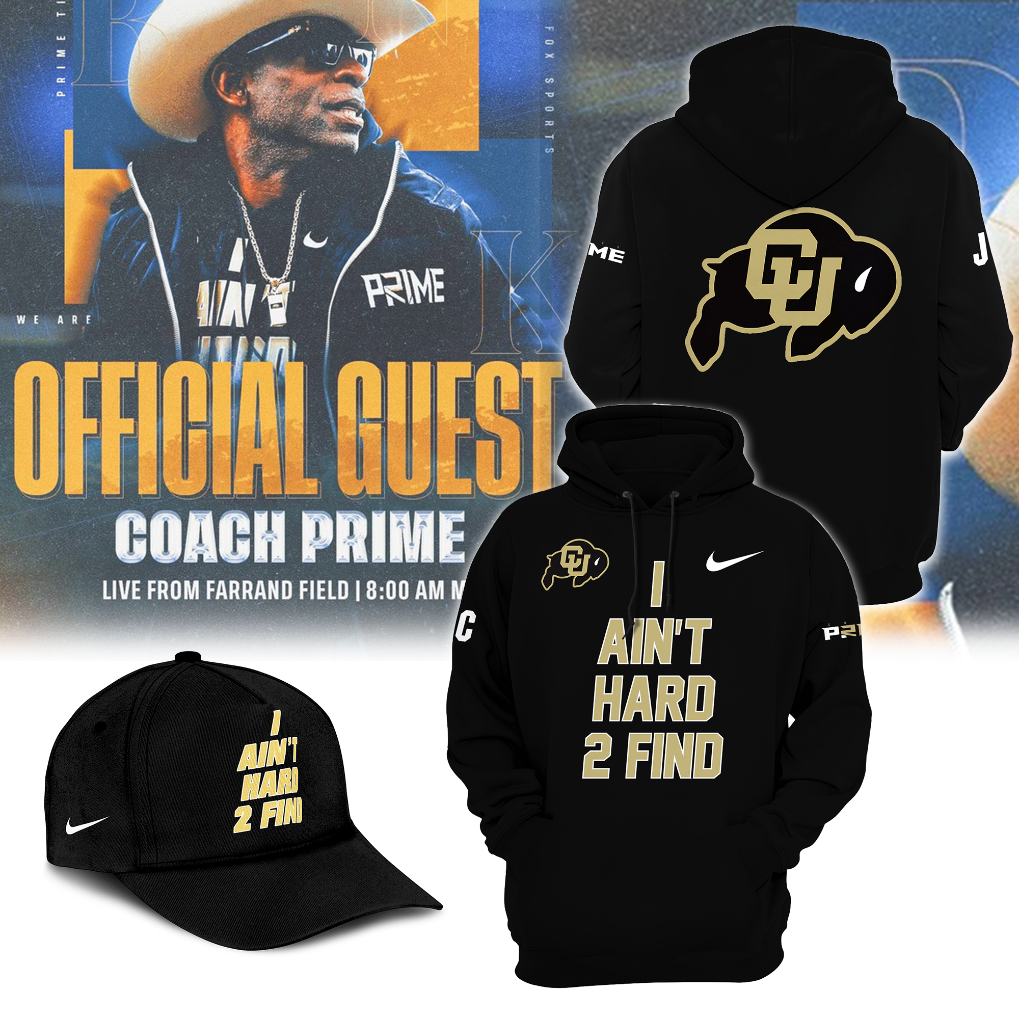 _.Colorado Buffaloes Football Coach Prime Limited Hoodie - BTF Store