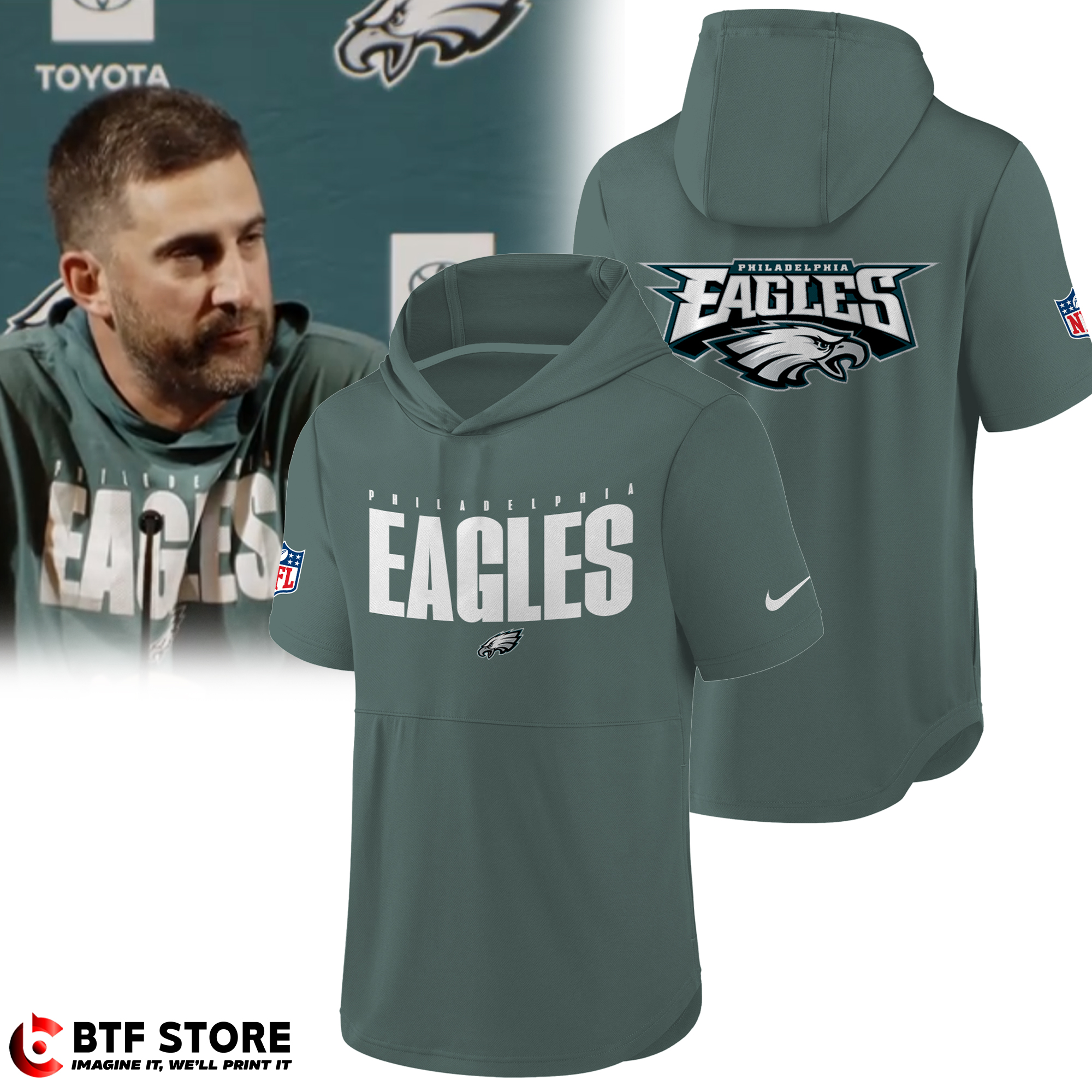 Philadelphia Eagles Jersey new - BTF Store