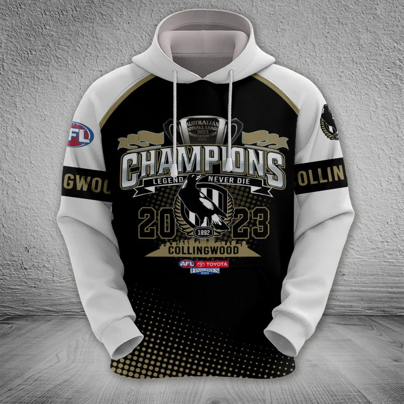 _.Collingwood Champions Combo Hoodie + Joggers + Cap - BTF Store