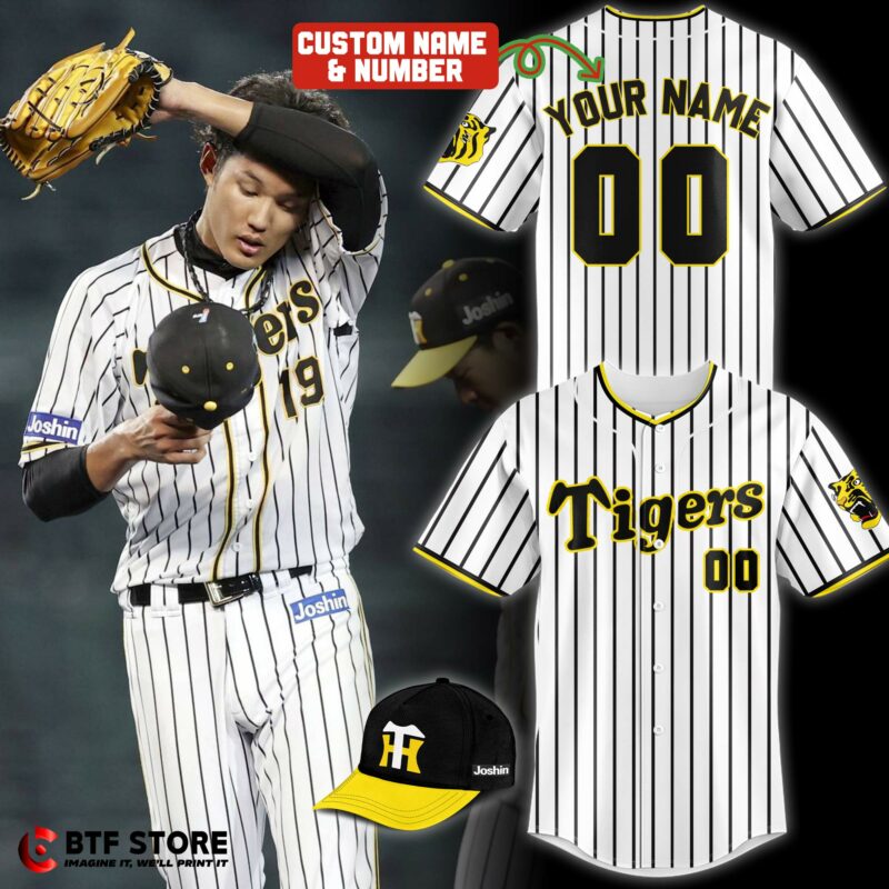 Hanshin Tigers Jersey 2023 (#Custom) - BTF Store