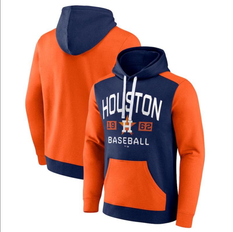 Houston Astros Hoodies - Pullover Black Hoodie